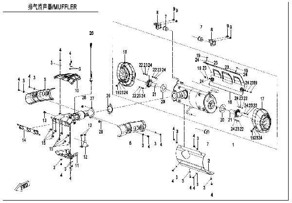 F02-V1 MUFFLER