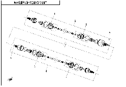 F28 REAR CV SHAFT