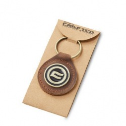 Kožená kľúčenka CFMOTO (hnedá)