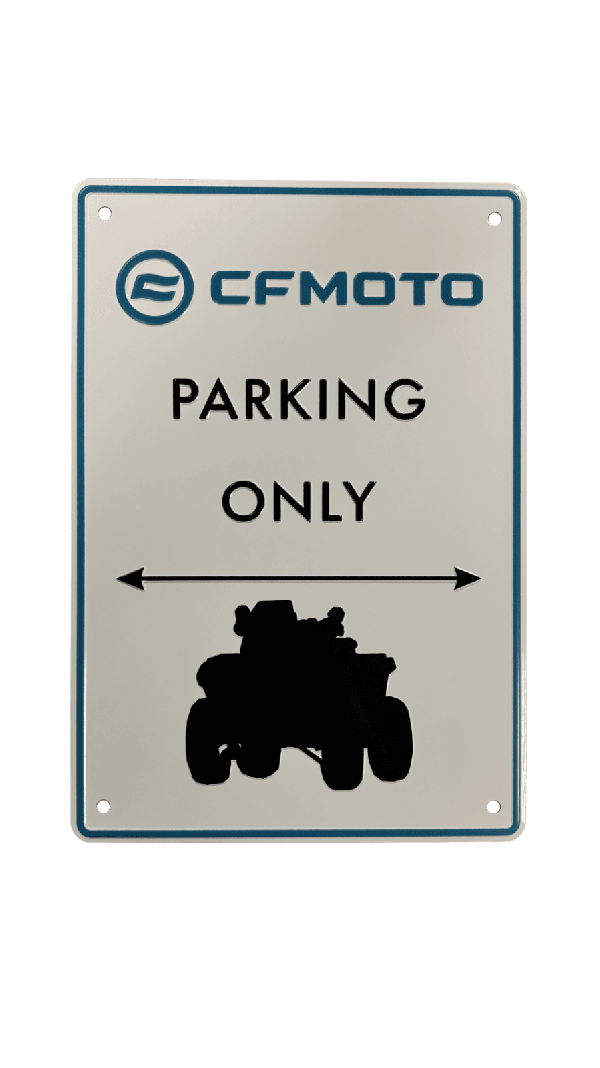 Plechová ceduľa CFMOTO ATV Parking