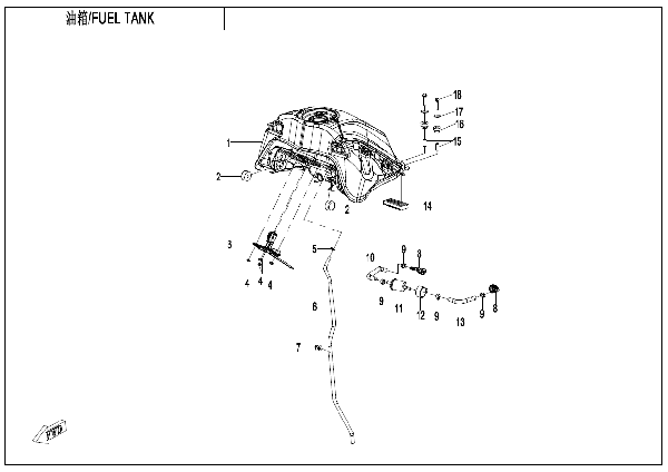 F12 FUEL TANK