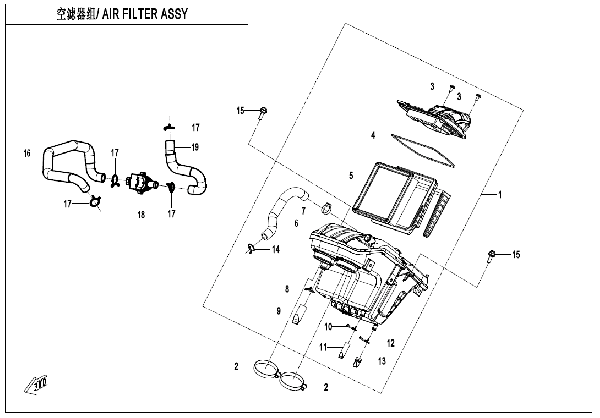 F41 AIR FILTER ASSY