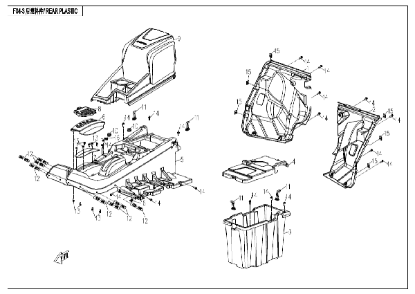 F04-3 REAR PLASTICS