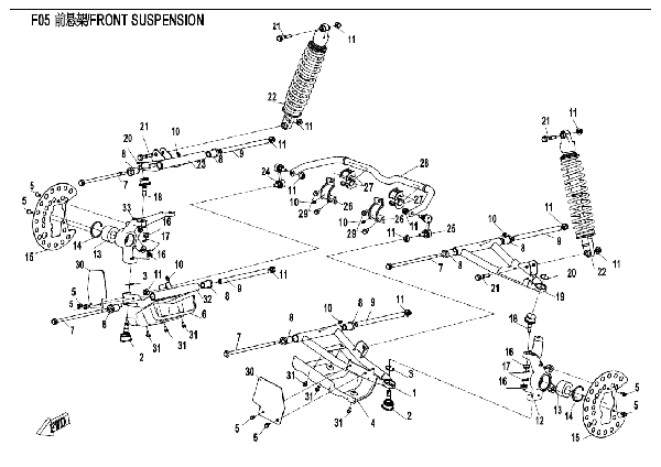 F05 FRONT SUSPENSION
