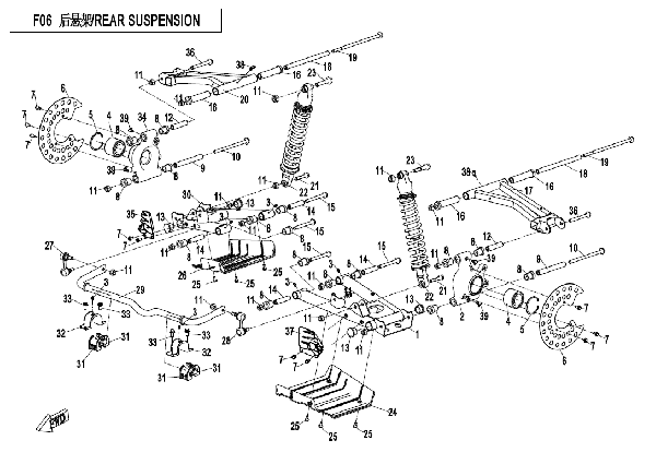 F06 REAR SUSPENSION