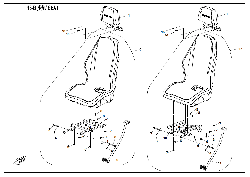 F13-B SEAT (FOR 5POINT BELT)