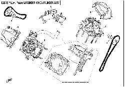 E02-V2 CYLINDER HEAD AND CYLINDER ASSY