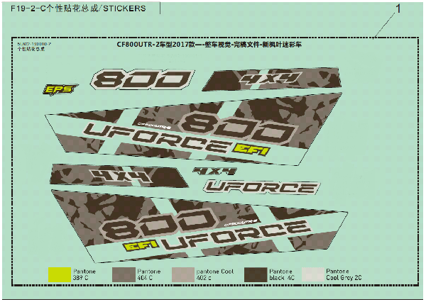 F19-2-C DECAL KITS (NEW MAPLE CAMO)