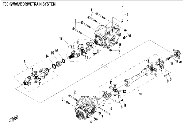 F30 DRIVETRAIN SYSTEM