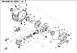 F33-C REAR AXLE (NO DIFFERENTIAL)