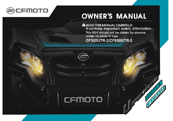 F38 OWNER´S MANUAL