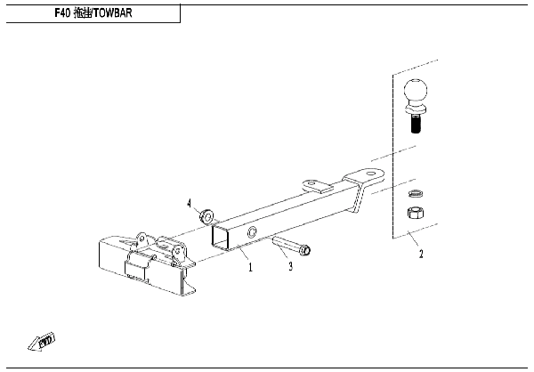 F40 TOWBAR