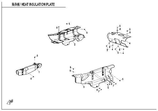 F02-2 HEAT INSULATION PLATE