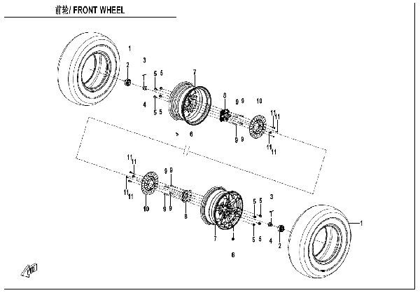F07-A FRONT WHEEL