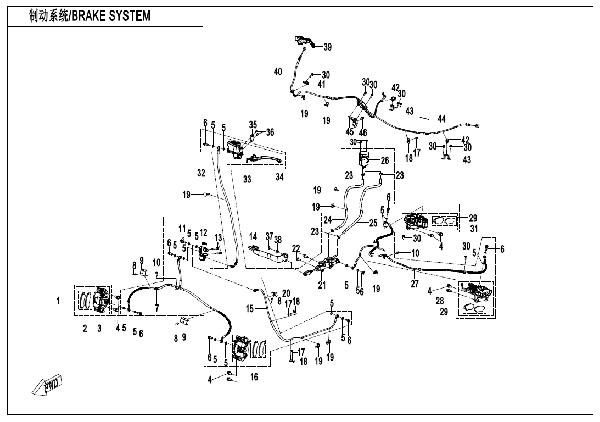 F08 BRAKE SYSTEM - RH