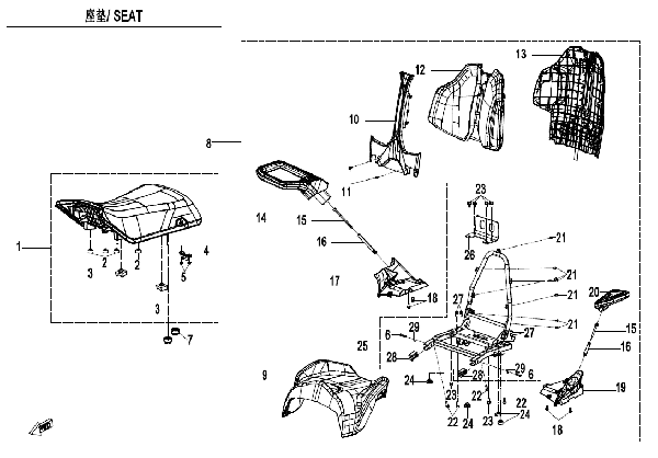 F13 SEAT