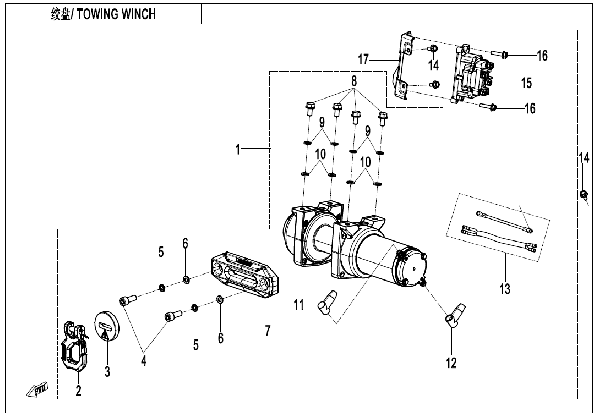 F15-2 TOWING WINCH