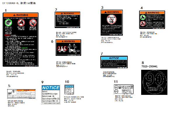 F19-2 DECAL WARNING (168)