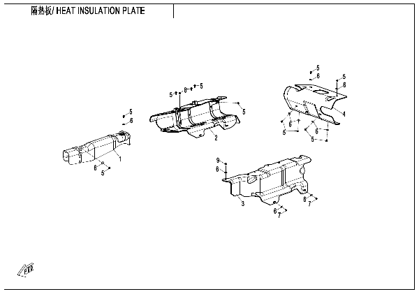 F02-2-V3 HEAT INSULATION PLATE