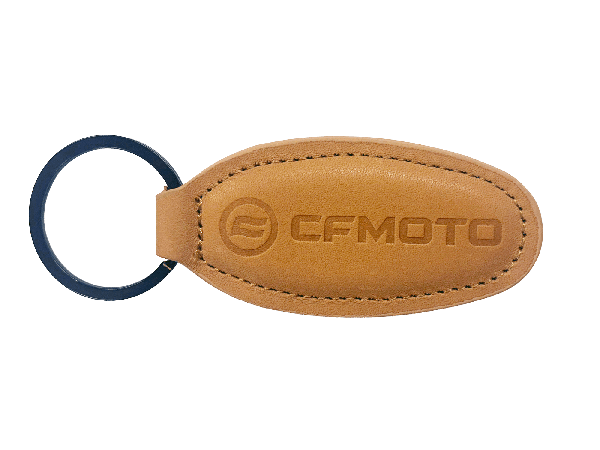 Kožená oválna kľúčenka CFMOTO