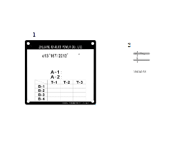 F19-3 VEHICLE PLATE