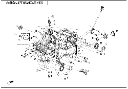 E01-1 LEFT CRANKCASE ASSY