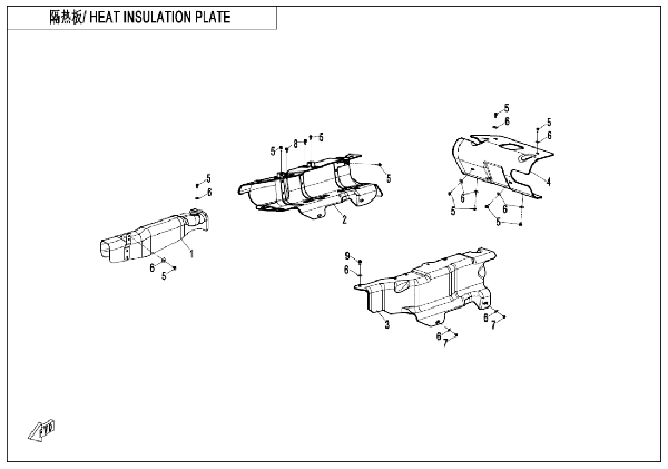 F02-2-V3 HEAT INSULATION PLATE