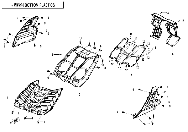 F04-6 BOTTOM PLASTICS (MUD)