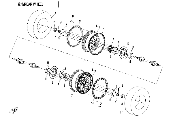 F11 REAR WHEEL