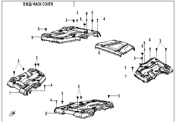 F14-2 RACK COVER