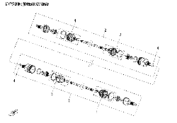 F28 REAR CV SHAFT