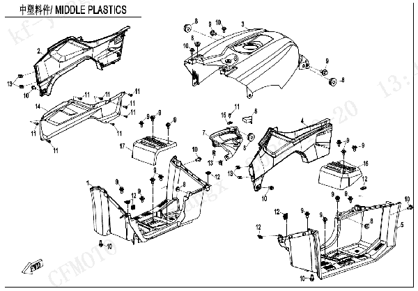 F04-2 MIDDLE PLASTICS