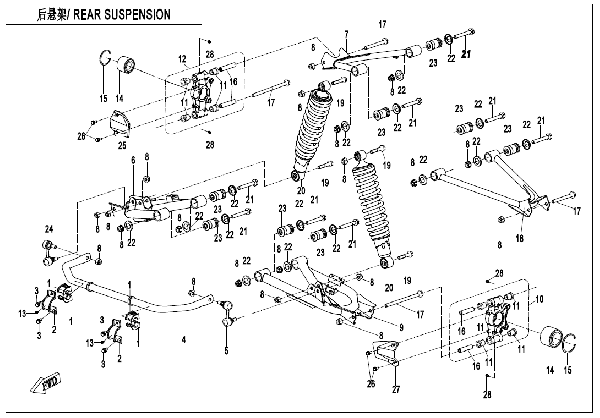 F06 REAR SUSPENSION