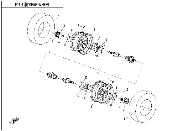 F11 REAR WHEEL