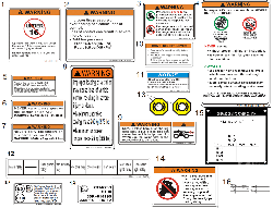 F19-2-A WARNING DECALS