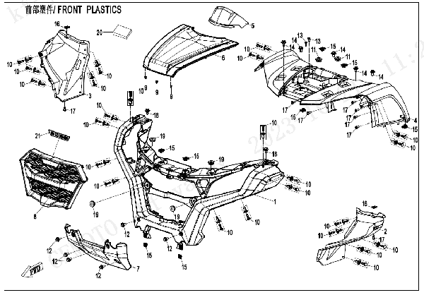 F04-1 FRONT PLASTICS