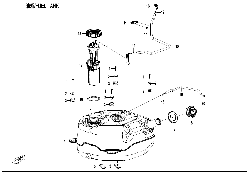 F12-B FUEL TANK (FOR NON FUEL EVAPORATION SYSTEM)