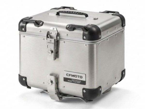 Sada hliníkových kufrov CFMOTO MT EVO (strieborná)