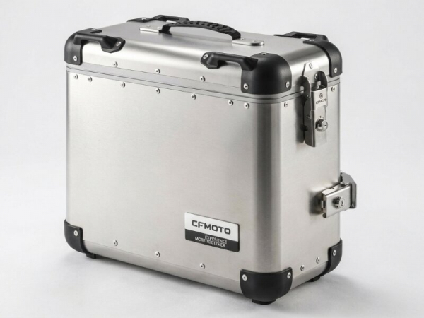 Sada hliníkových kufrov CFMOTO MT EVO (strieborná)