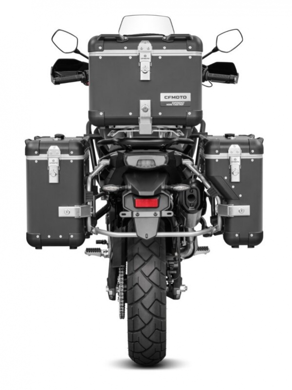 Sada hliníkových kufrov CFMOTO MT EVO (čierna)