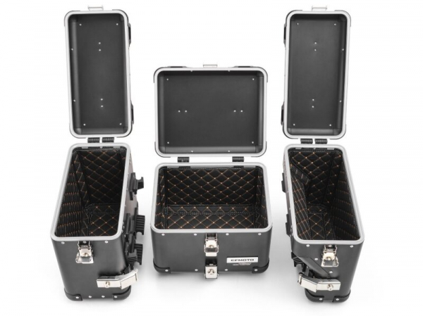 Sada hliníkových kufrov CFMOTO MT EVO (čierna)