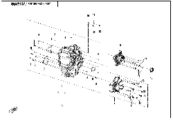 E01-5-V2 LEFT GEARBOX ASSY