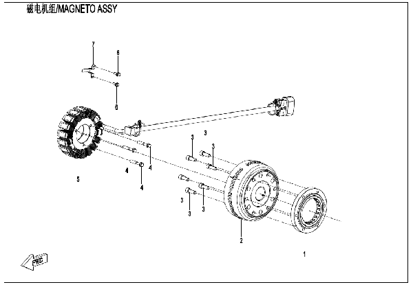 E03 MAGNETO ASSY