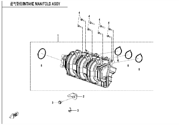 E20-A INTAKE MANIFOLD ASSY (FOR FUEL VAPORIZATION SYSTEM)