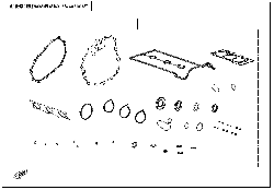E29 ENGINE GASKET SET, OIL SEAL, O-RING