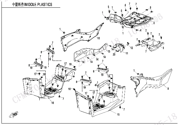 F04-3-V3 MIDDLE PLASTICS