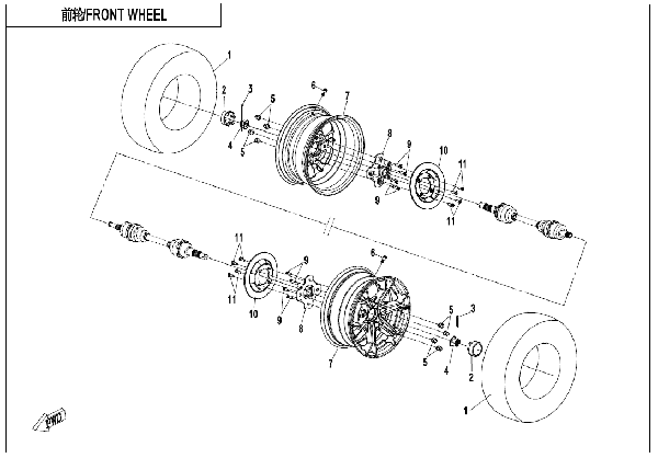 F07 FRONT WHEEL