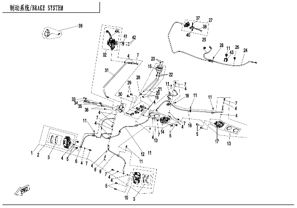 F08-A BRAKE SYSTEM -LH, PARKING