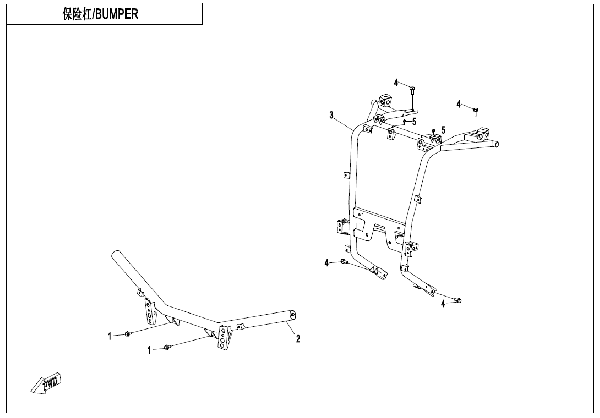 F23-V6 BUMPER