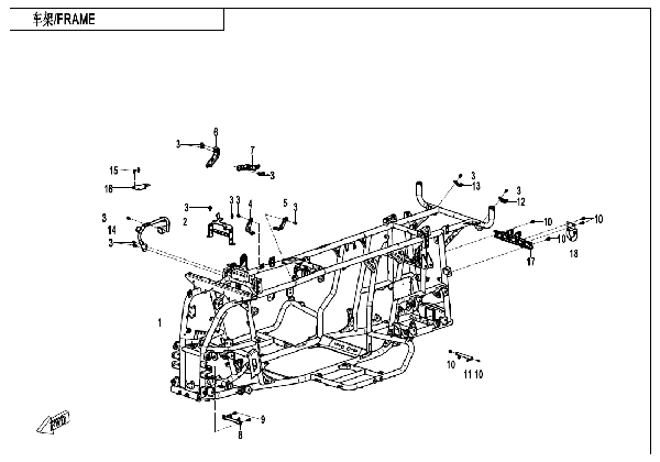 F03-B FRAME (FOR T-BOX)